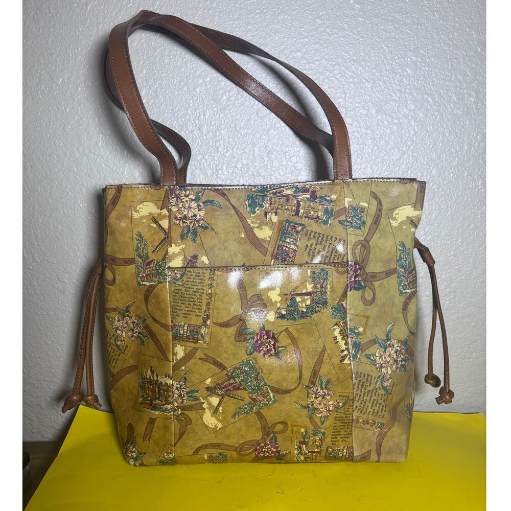 Patricia Nash Everton Tote Large Bag Shoulder Bag My European Trip Romance Bag